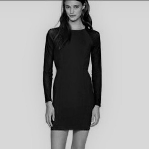 ARTIZIA WILFRED  CHAUMONT DRESS |  LITTLE BLACK DRESS SIZE 6 - Picture 1 of 6